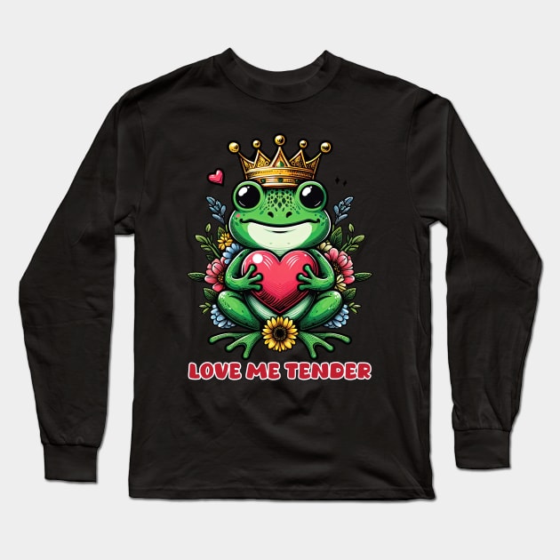 Frog Prince 73 Long Sleeve T-Shirt by Houerd